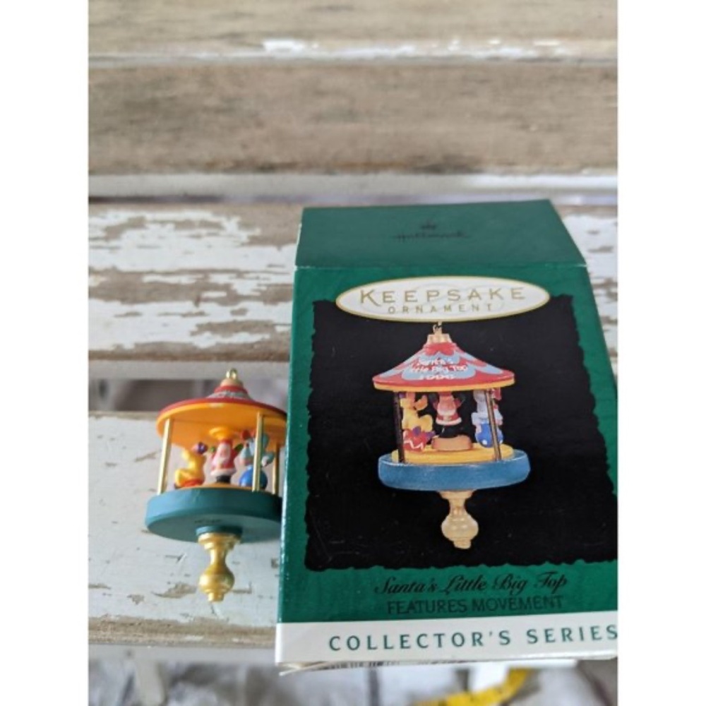 Hallmark Santa's Little Big Top  RED or Blue, NIB